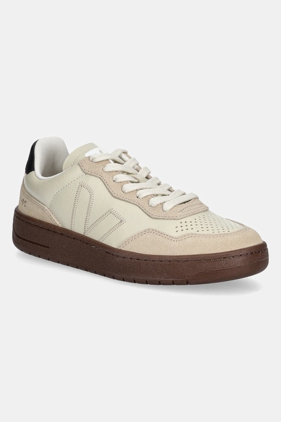 Veja sneakersy skórzane V-90 ZZ skóra zamszowa beżowy VZ2020751A
