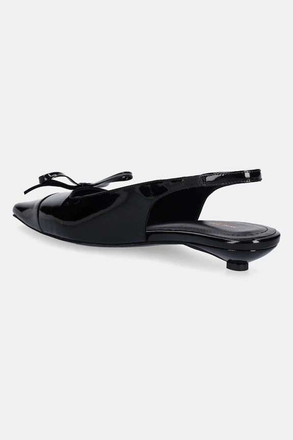 Boty Kožené baleríny Anine Bing Zoey Slingback Heels A.14.10790 černá