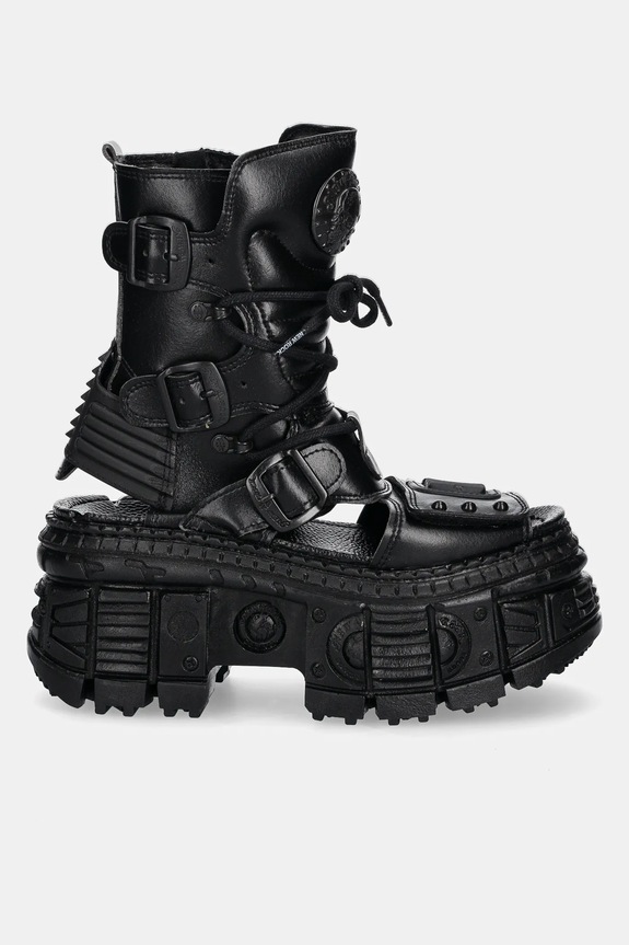 New Rock sandały METALLIC M.BIOS107.V3 czarny SS25