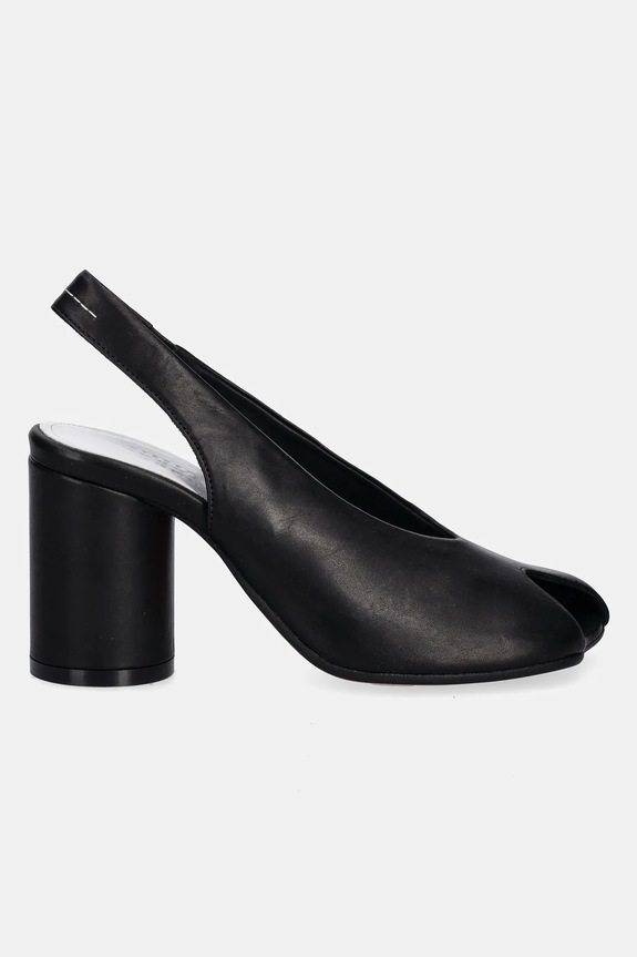 MM6 Maison Margiela leather sandals S66WP0104.P5000.T8013 black SS25