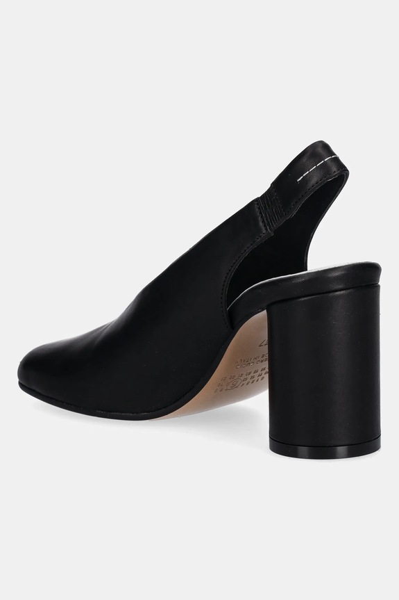 Shoes MM6 Maison Margiela leather sandals S66WP0104.P5000.T8013 black