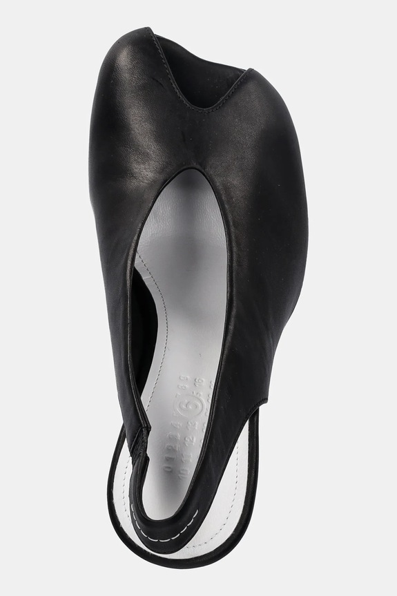 MM6 Maison Margiela leather sandals black S66WP0104.P5000.T8013