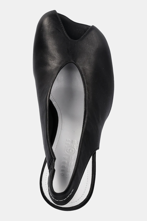MM6 Maison Margiela leather sandals black S66WP0104.P5000.T8013