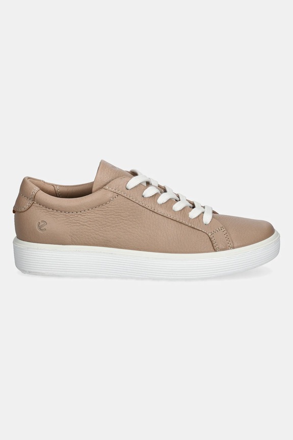 Ecco bőr sportcipő Soft 219203.01084 barna SS25
