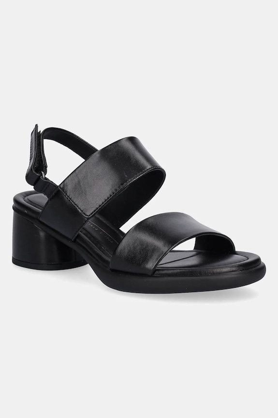 Δερμάτινα πέδιλα Ecco Sculpted 5-8 cm μαύρο 222763.01001