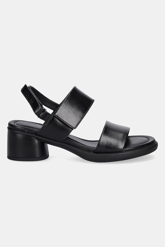 Δερμάτινα πέδιλα Ecco Sculpted 222763.01001 μαύρο SS25