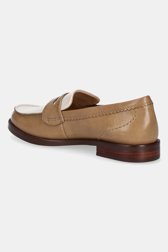 Shoes Clarks Originals leather loafers Straven Edge 26181272 brown