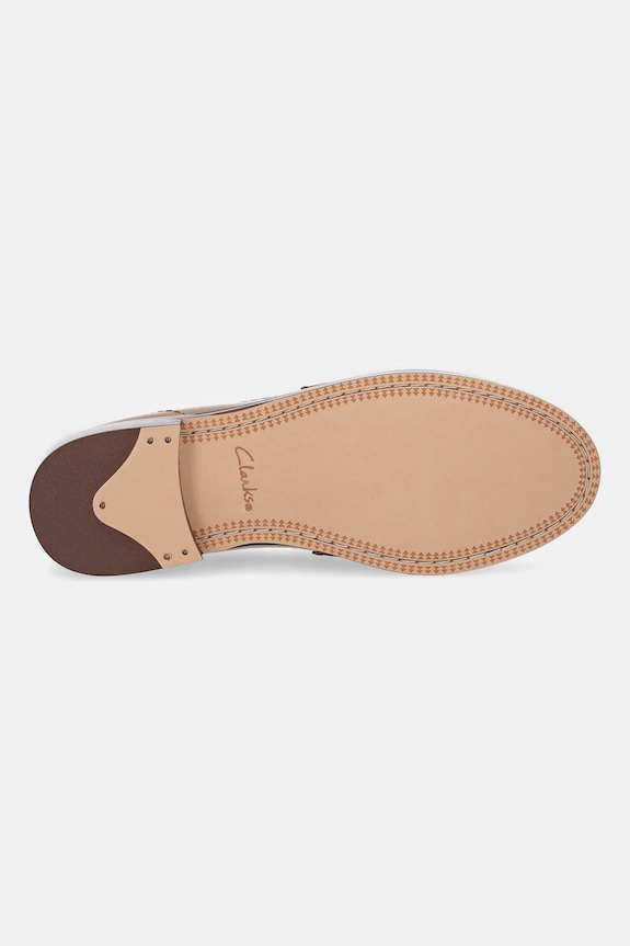 Clarks Originals leather loafers Straven Edge 26181272 brown