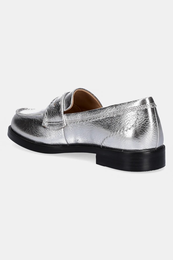 Încălțăminte Clarks Originals mocasini de piele Straven Edge 26181275 argintiu