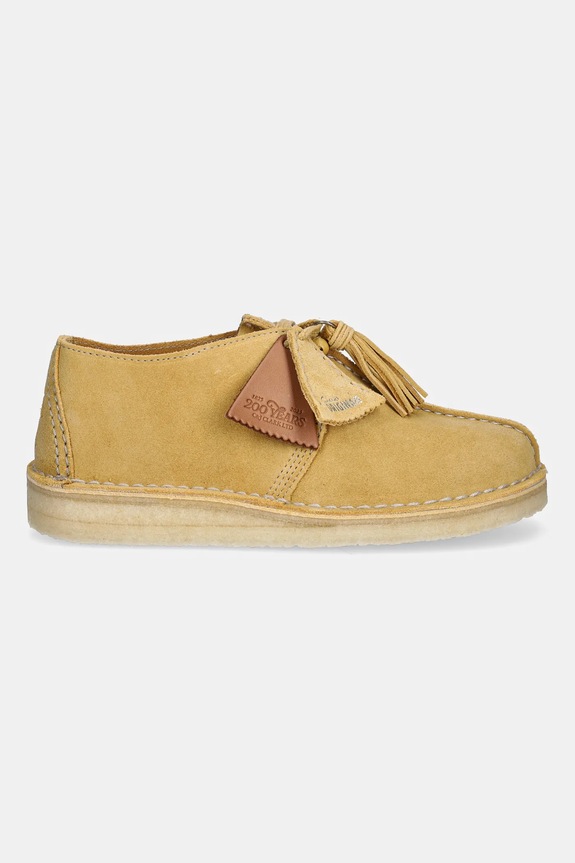 Clarks Originals scarpe in camoscio Desert Trek 26181142 giallo SS25