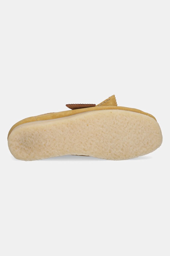 Clarks Originals mocassini in camoscio Wallabee 26180169 giallo