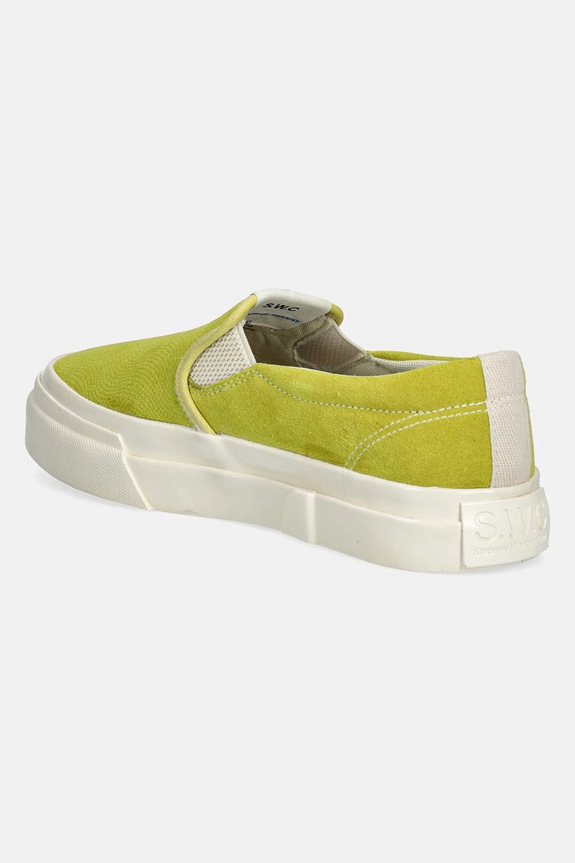 Obuv Tenisky Stepney Workers Club LISTER RAW SUEDE YA03234 zelená
