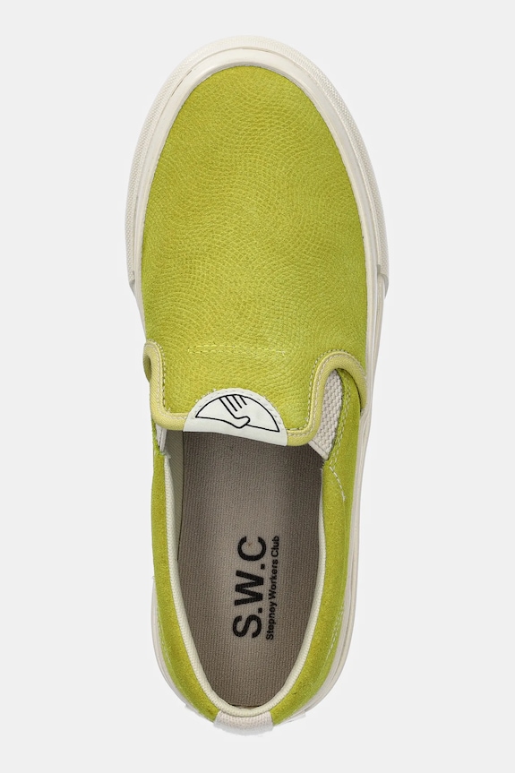 Tenisky Stepney Workers Club LISTER RAW SUEDE zelená YA03234
