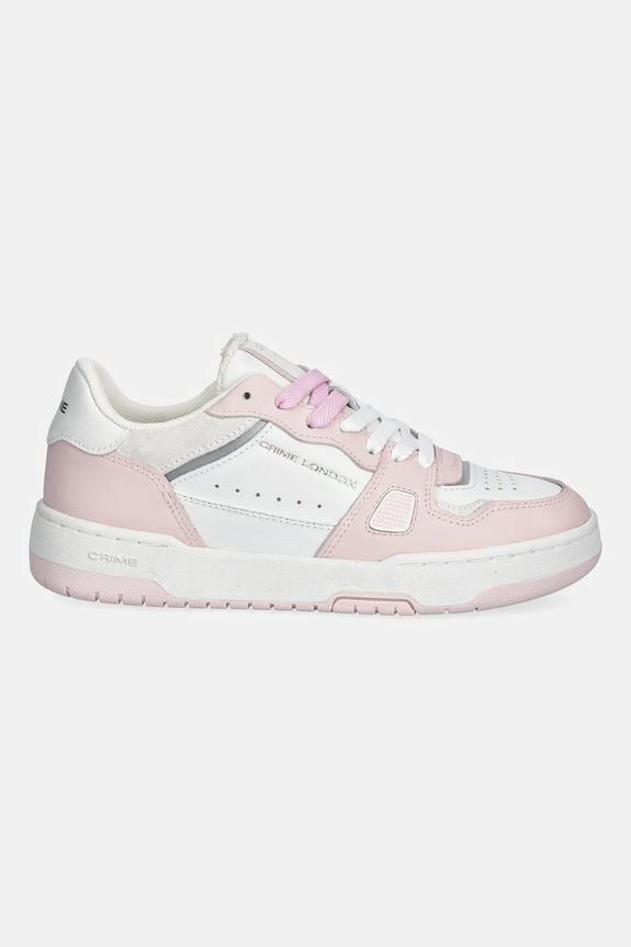 Crime London sneakersy skórzane BASKET 26301PP5 różowy SS25