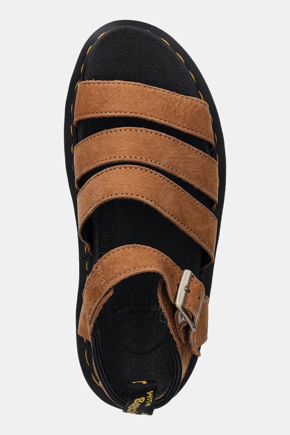 Dr. Martens sandały zamszowe Blaire Sandal brązowy DM41123200