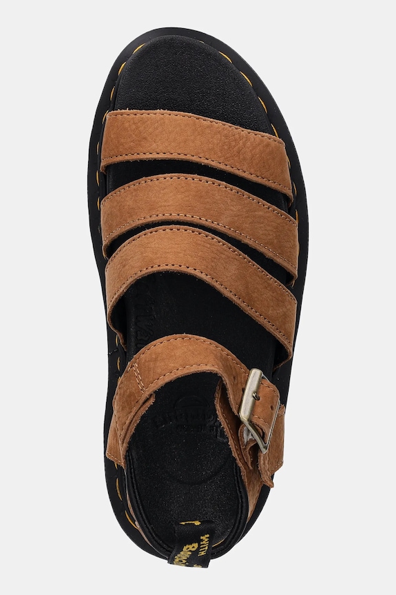 Dr. Martens sandały zamszowe Blaire Sandal brązowy DM41123200