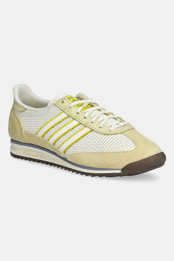 Tenisice adidas Originals Sl 72 OG W brušena koža zlatna JH7279