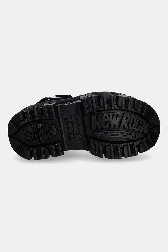 New Rock bőr szandál ANTIK M.BIOS101.C23 fekete