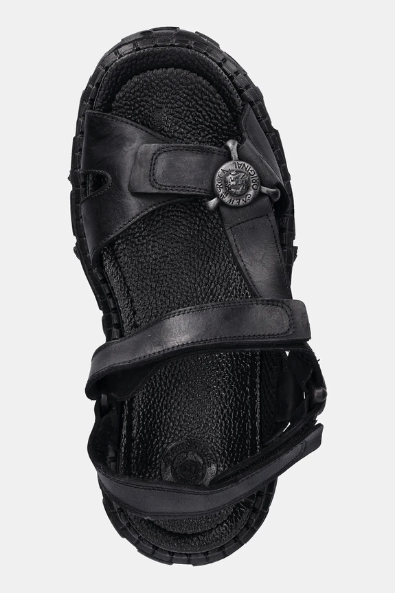 New Rock sandali in pelle ITALI nero M.BIOS130.C7