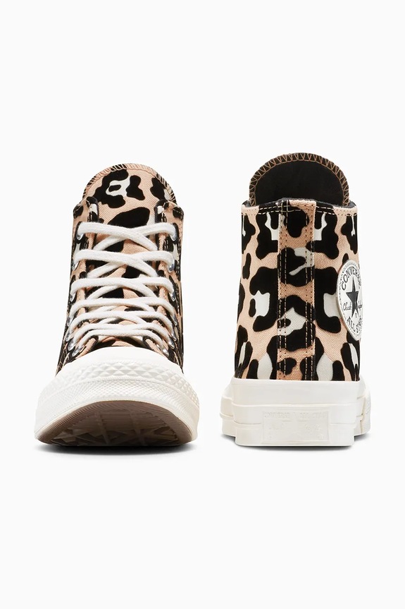Παπούτσια Πάνινα παπούτσια Converse Chuck 70 Leopard A14945C μπεζ