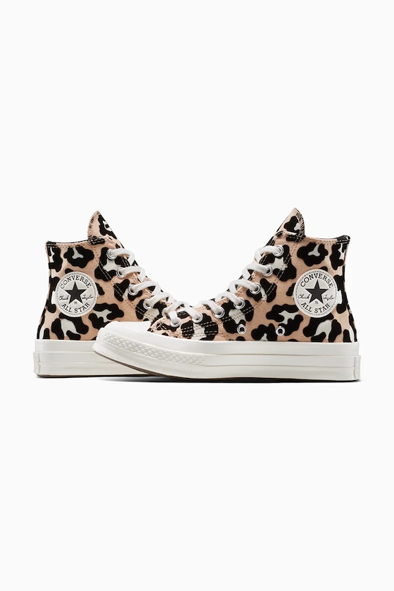 Πάνινα παπούτσια Converse Chuck 70 Leopard μπεζ A14945C