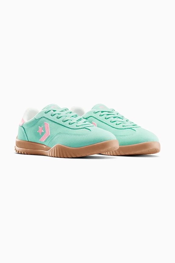 Usnjene superge Converse Run Star Trainer A15090C zelena SS25