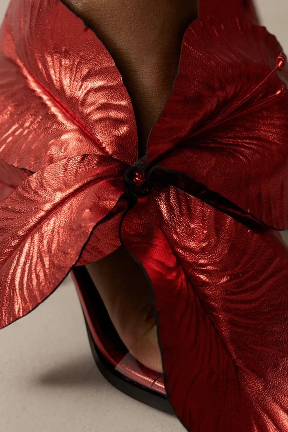 Vanda Novak bőr szandál Daisy Daisy.Cherry.Red