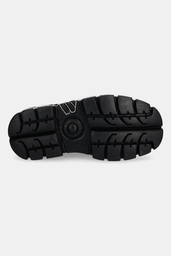 Замшеві кросівки New Rock Pelo Leopardo Cuero M Tower Negro Lateral коричневий M.120N.C54
