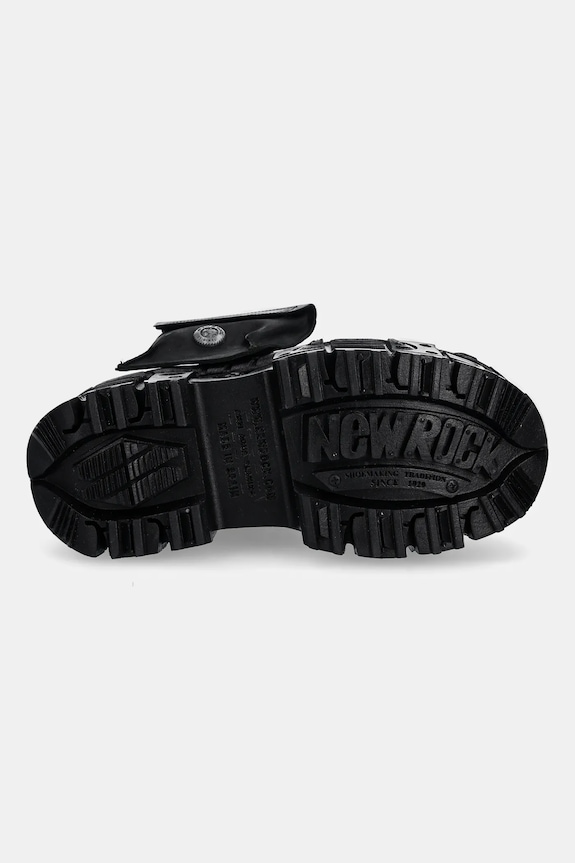 New Rock bőr sportcipő M.OVERZ106NR.C1 fekete