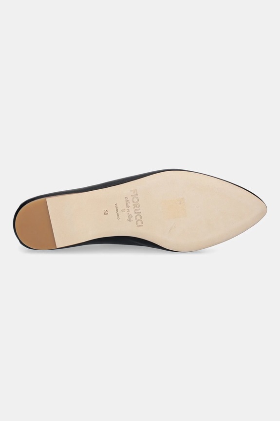 Kožené mokasíny Fiorucci Leather Heart Loafers W02SMASH413LE01BK01 čierna