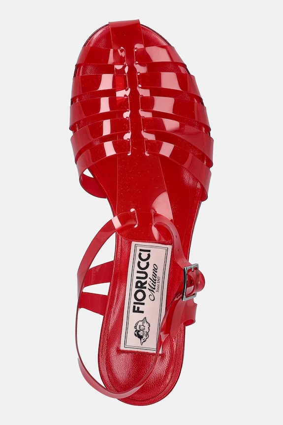 Fiorucci tűsarkú Jelly Kitten Heels piros W02SMASH415PT02RD01