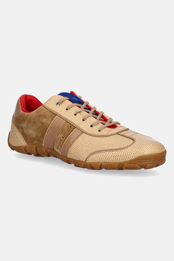 Wales Bonner leather sneakers flat beige WBW43020B