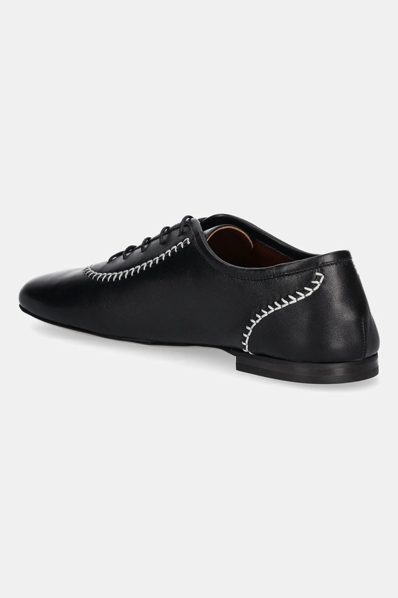 Shoes Wales Bonner leather shoes Lace WBW44003A black
