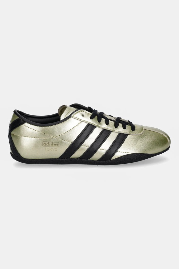 Шкіряні кросівки adidas Originals Tokyo W JQ0594 золотий AW25