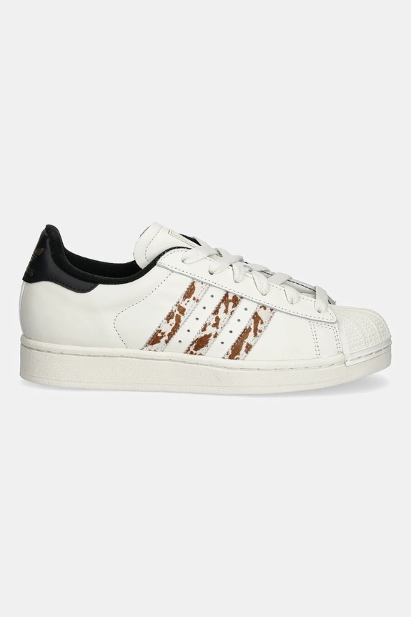 Шкіряні кросівки adidas Originals Superstar II W JQ6473 бежевий AW25