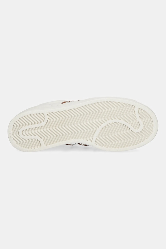 Шкіряні кросівки adidas Originals Superstar II W JQ6473 бежевий