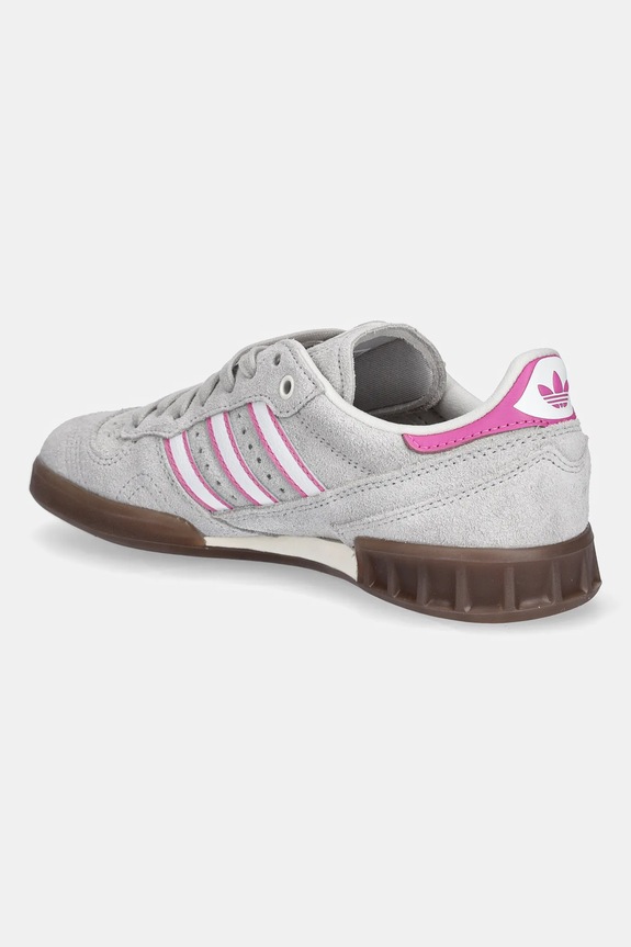 Boty Semišové tenisky adidas Originals Handball Top RM JR3656 šedá
