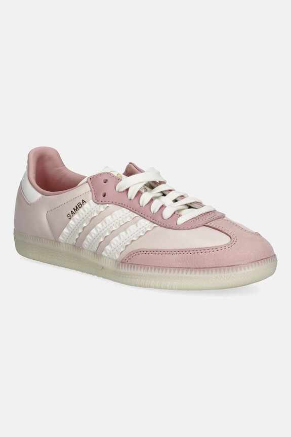 adidas Originals sneakers Samba OG W pelle fiore rosa JR8830