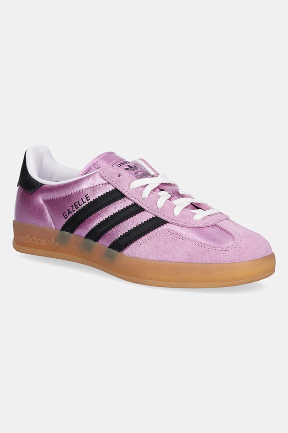 Tenisky adidas Originals Gazelle Indoor W semišová koža fialová JS1406