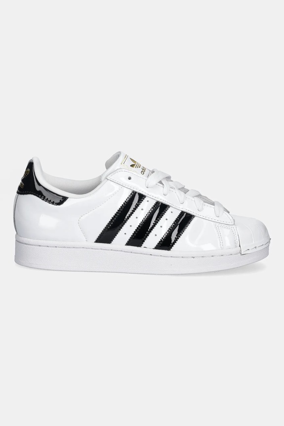 Шкіряні кросівки adidas Originals Superstar II W JS4010 білий AW25