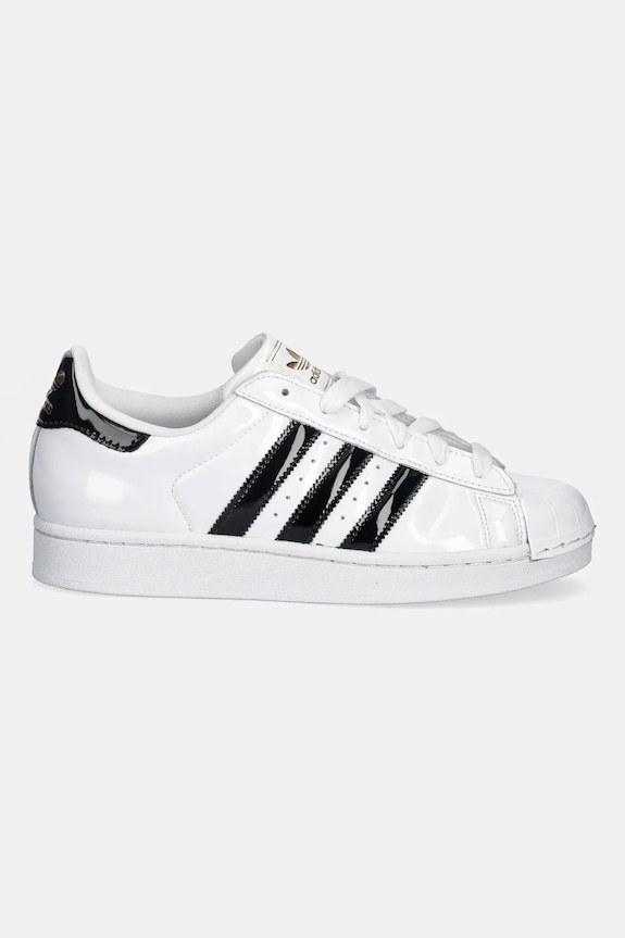 Шкіряні кросівки adidas Originals Superstar II W JS4010 білий AW25