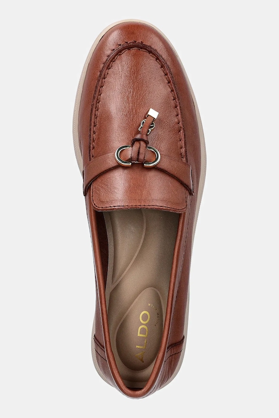 Aldo bőr mokaszin CRERAS-IN barna 13962594