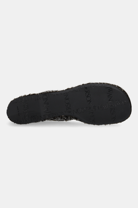 JW Anderson baleriny Sequins Ballerina BL0034.FA0424 czarny