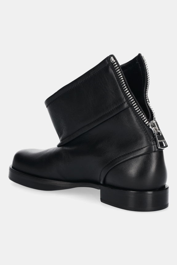 Boty Kožené kotníkové boty JW Anderson Biker Boot BT0101.LA0268 černá