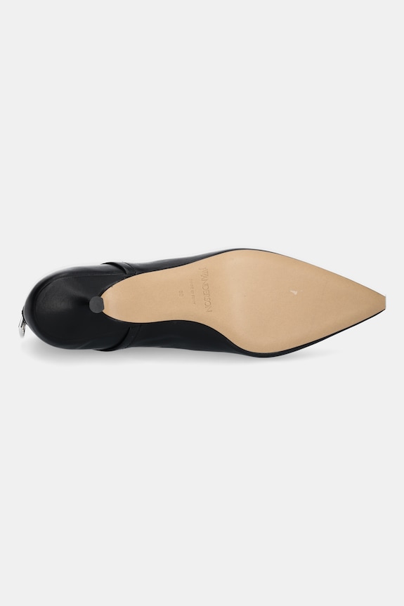 Кожени боти JW Anderson Biker Kitten Heel BT0105.LA0268 черен