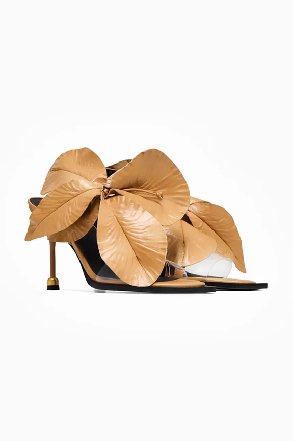 Δερμάτινα πέδιλα Vanda Novak Daisy Daisy.Camel.Beige μπεζ SS25