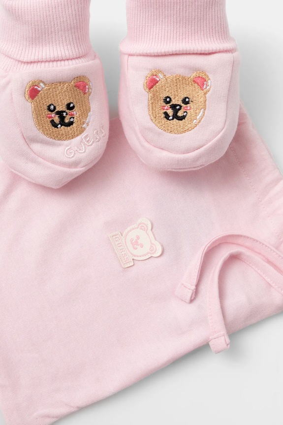 Κοριτσίστικα Βρεφικά παπούτσια Guess H4BZ08.KCG11.G.PPYA ροζ