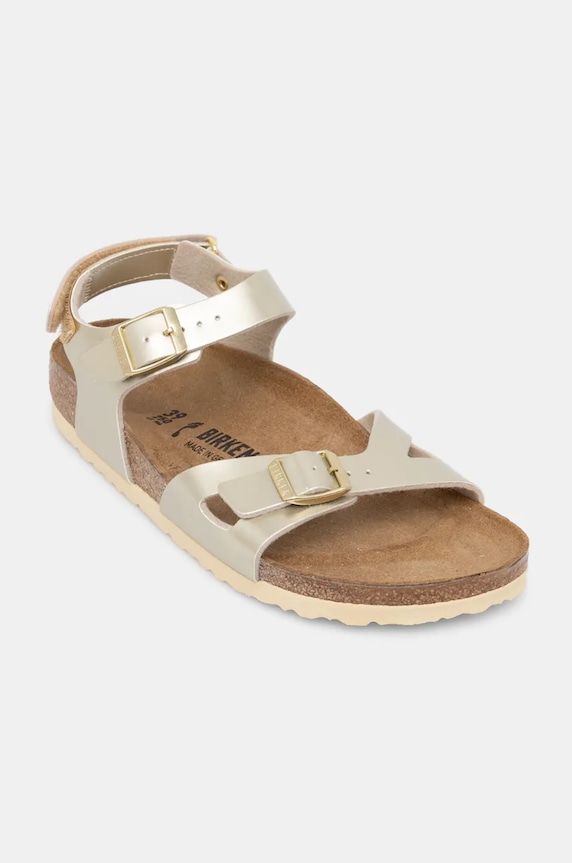 Otroški sandali Birkenstock Rio AS Kids AS Kids Prijazno od planeta zlata 1029540.36.39