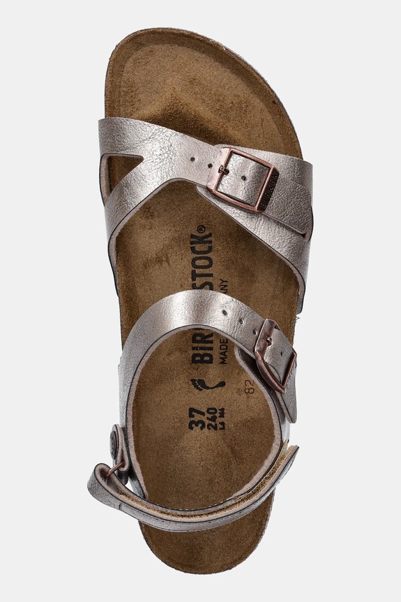 Birkenstock sandały dziecięce Rio AS Kids brązowy 1029445.36.39