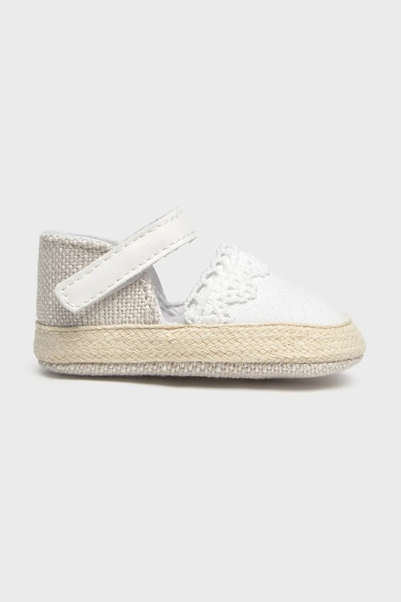 Mayoral Newborn buty niemowlęce nieocieplane biały 9901.2H.Newborn.PPYH